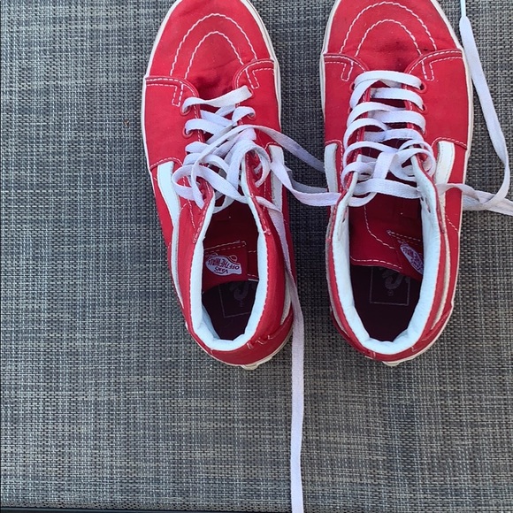 red van sneakers